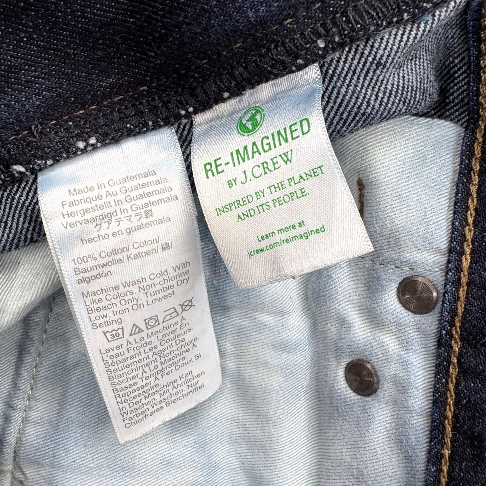 J.Crew J.Crew 770 Jeans Mens 31x30 Blue Dark Wash Straight Denim 100% Cotton Preppy - Jeans - Mens - 31x30 - Blue - Dark Wash - Preppy - 770 - Regular Fit Size US 31 - 7 Thumbnail