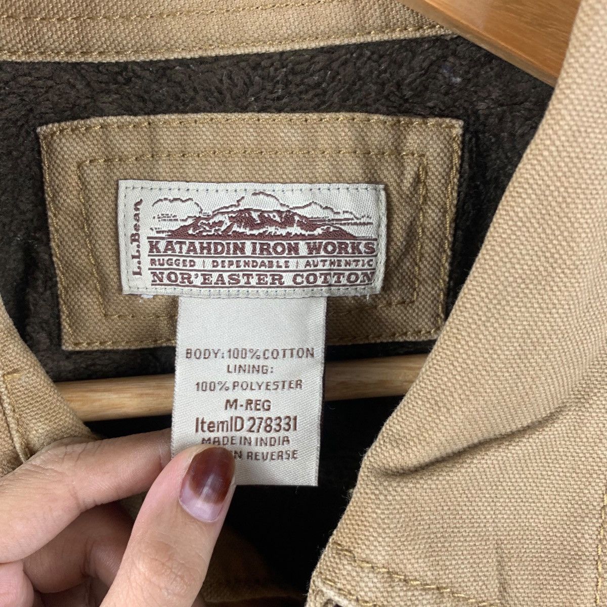 L.L. Bean Vintage L.L. BEAN KATAHDIN IRON WORKS Rugged Jacket Nor Size US XXL / EU 58 / 5 - 6 Thumbnail