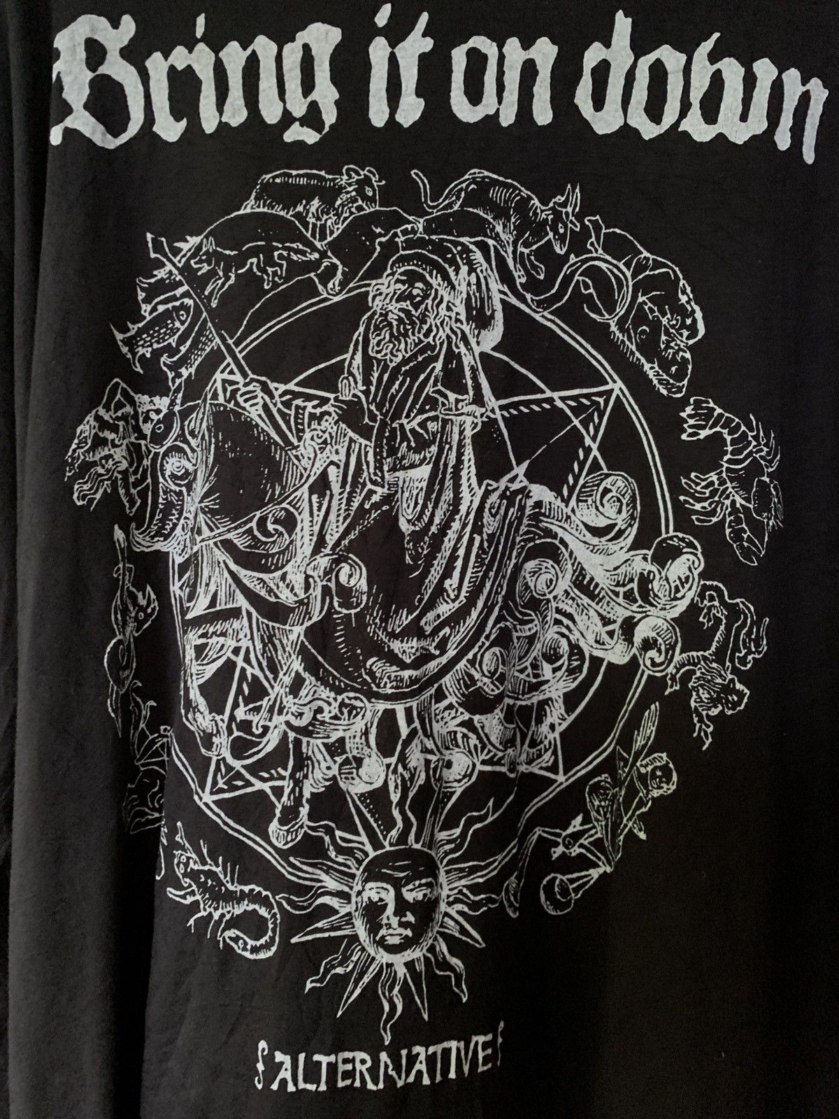 Japanese Brand 🐍 RNA Alternative Japan “Bring It On Down” Longsleeve Size US L / EU 52-54 / 3 - 3 Thumbnail