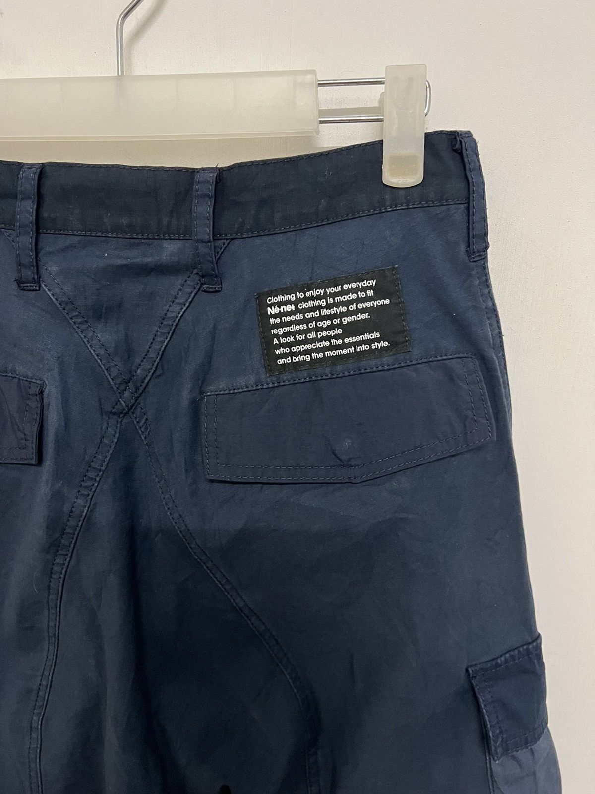 Issey Miyake × Ne-Net 2000s Ne-Net by Issey Miyake Cargo Pants CropCrotch Size US 30 / EU 46 - 11 Thumbnail