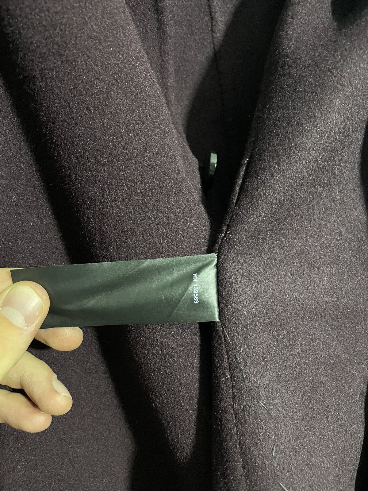 The Kooples The Kooples Burgundy Wool Coat Jacket size 44 Size M / US 6-8 / IT 42-44 - 16 Thumbnail
