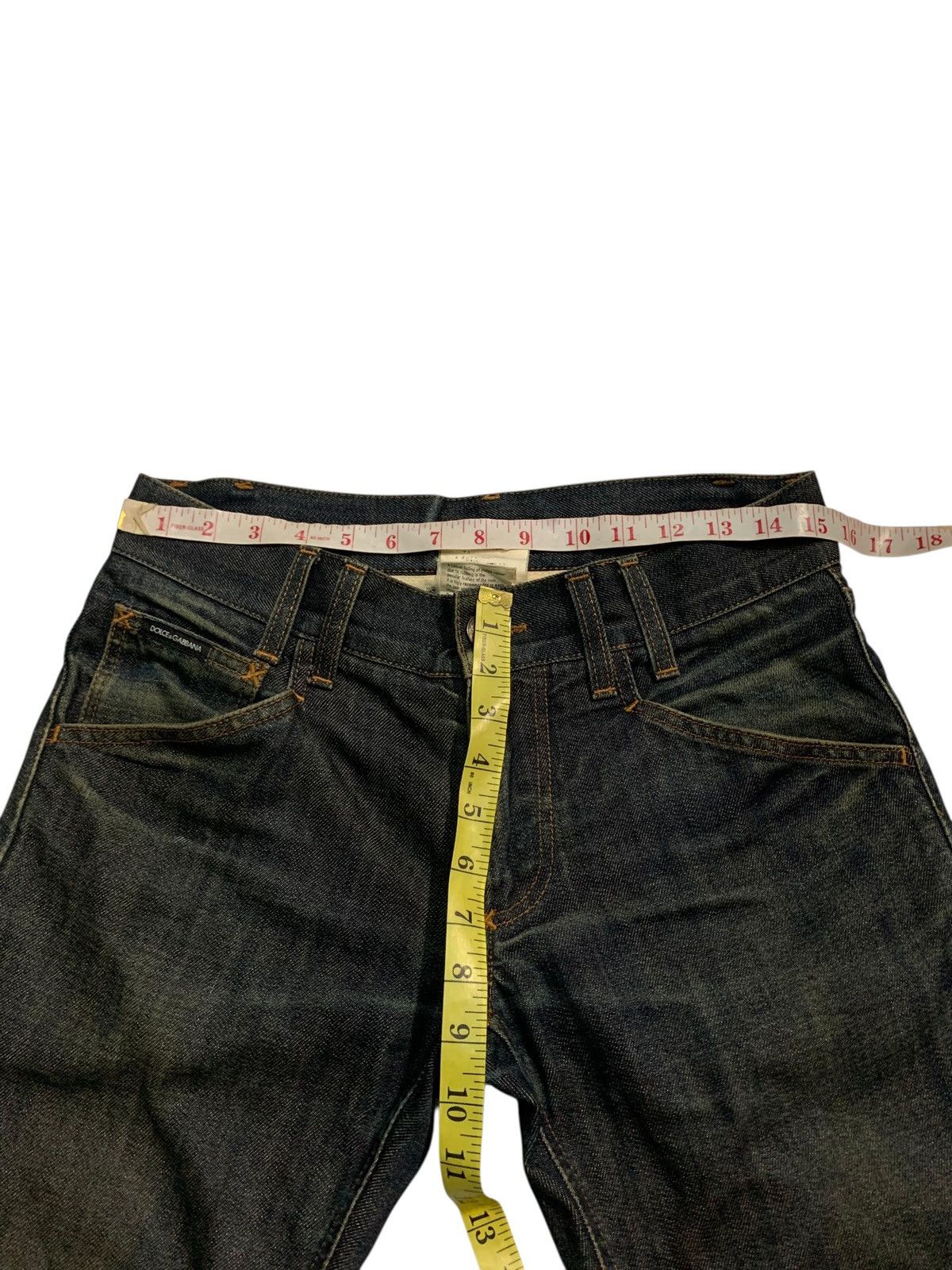 Dolce & Gabbana VINTAGE DOLCE & GABBANA EMBROIDERY LOGO RUSTY ITALY DENIM Size US 31 - 17 Thumbnail