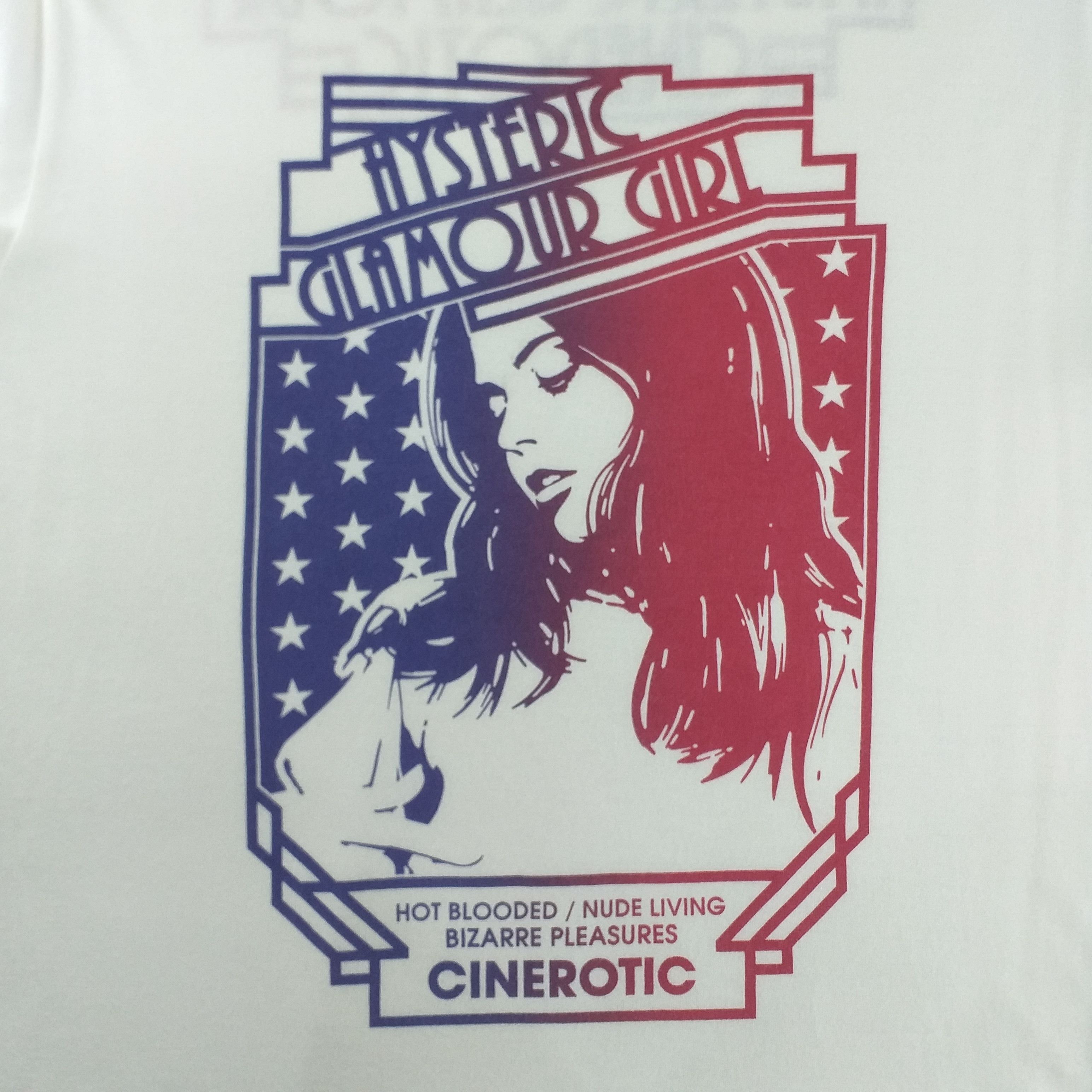 Hysteric Glamour Vintage Hysteric Glamour Cinerotic Medium Tshirt -F021 Size US M / EU 48-50 / 2 - 5 Thumbnail