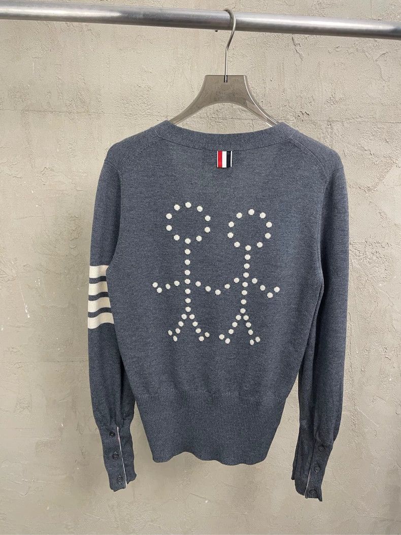 Thom Browne Thom Browne Gray dot man woolen needle Size S / US 4 / IT 40 - 2 Thumbnail