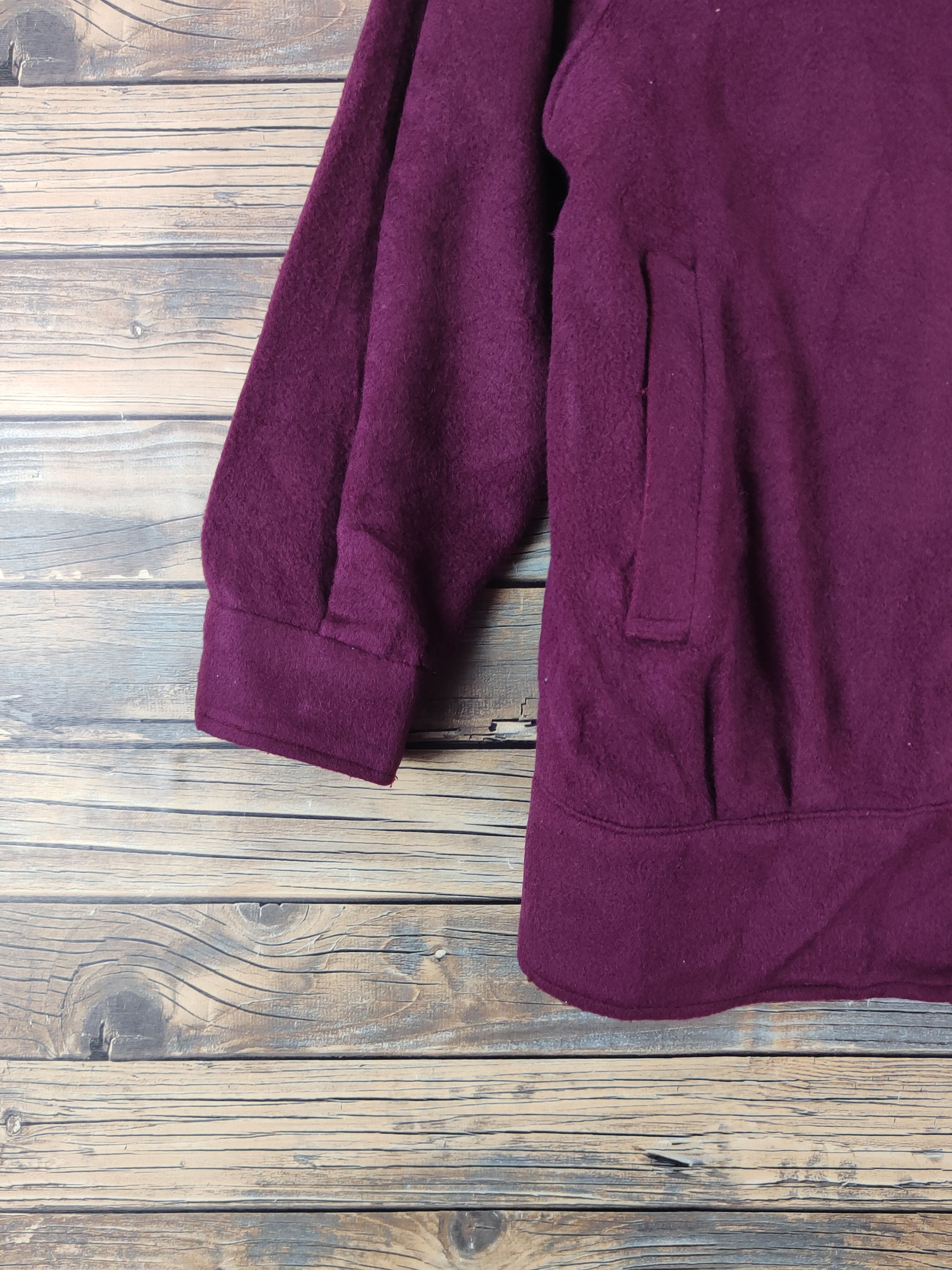 Japanese Brand × Vintage Vintage Elegant Purple Wool Jackets Size L / US 10 / IT 46 - 4 Thumbnail
