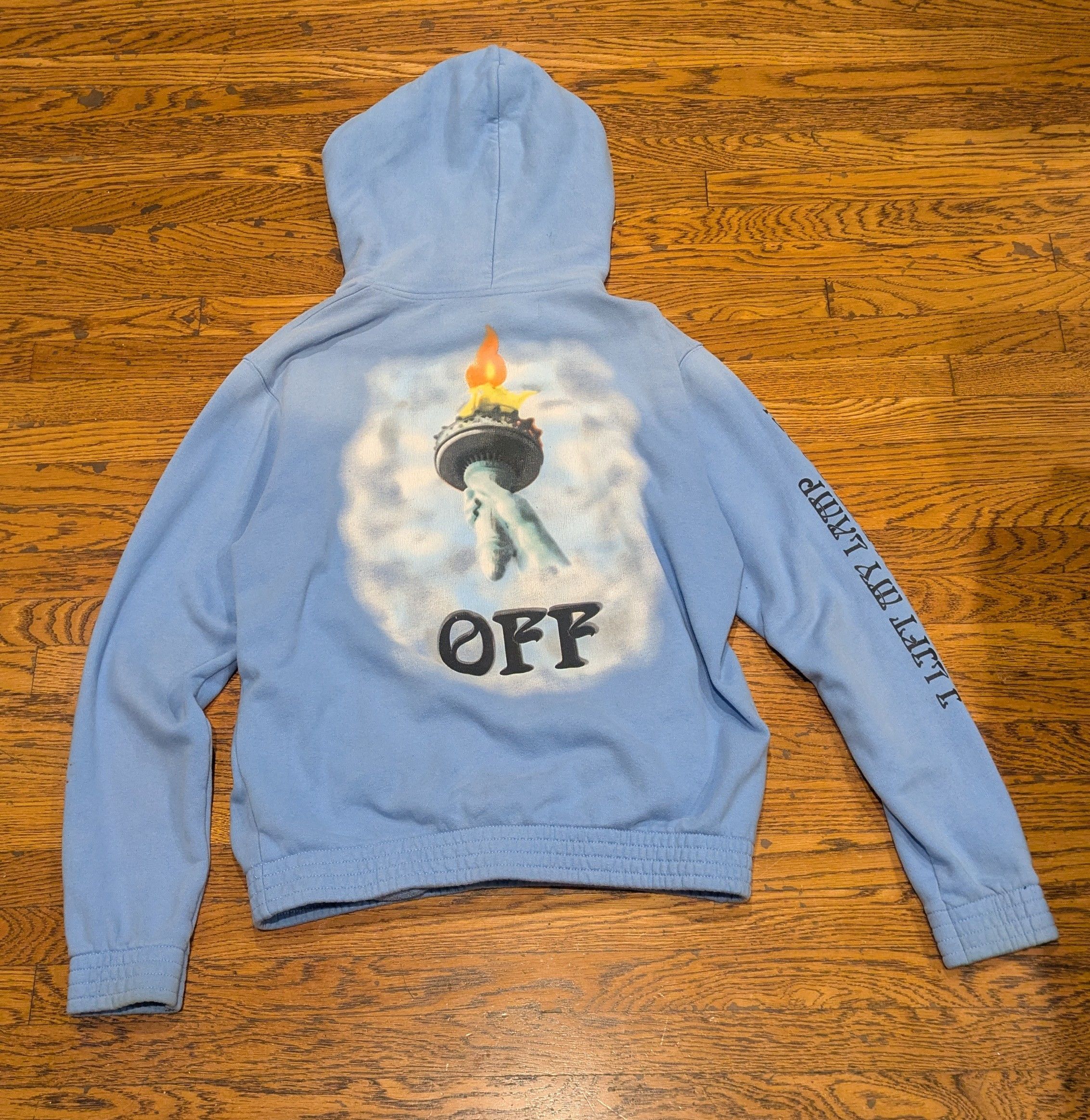 Off-White Off-White Liberty Hoodie Size US L / EU 52-54 / 3 - 2 Thumbnail