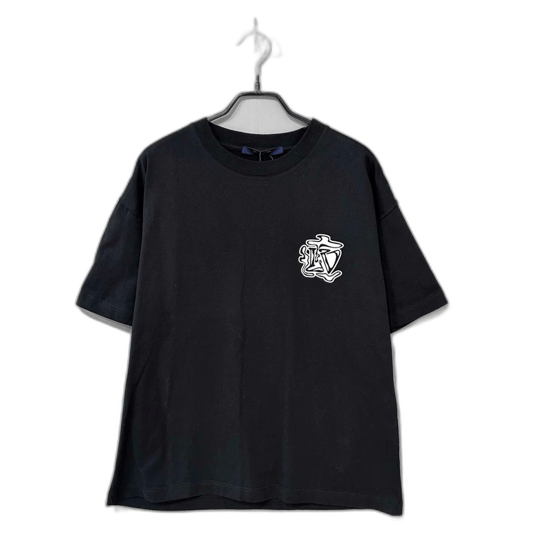 Louis Vuitton Black Logo Short Sleeve T-Shirt-yf Size US S / EU 44-46 / 1 - 1 Thumbnail