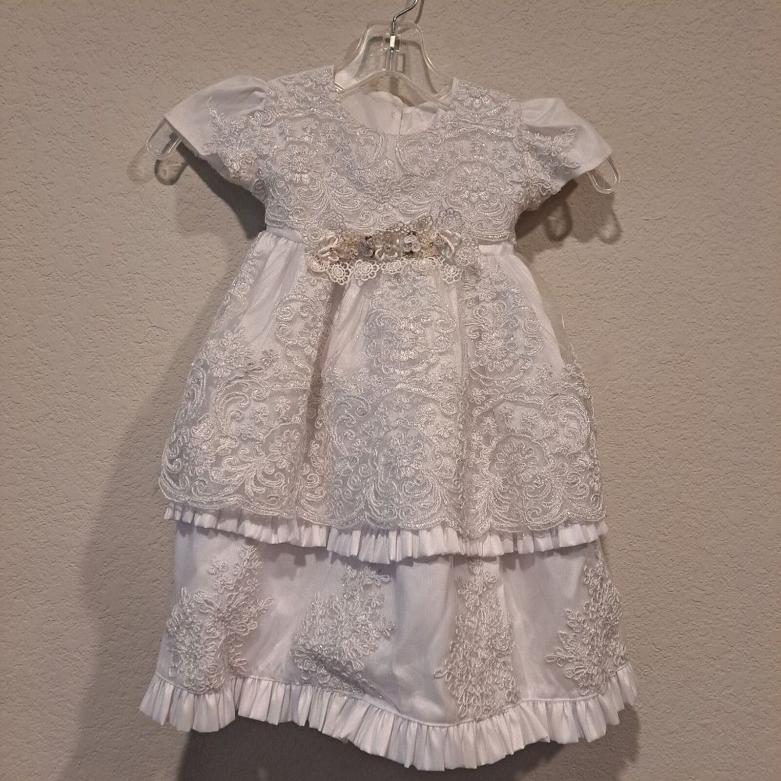 Other Girls white flower girl dress wedding Convertible 2-3 tiers Size S / US 4 / IT 40 - 9 Thumbnail