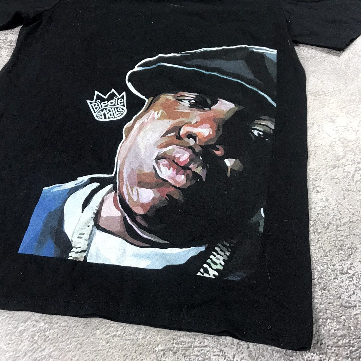 Vintage Vintage 90s Notorious BIG Graphic Tee Streetwear Black XS Size US XS / EU 42 / 0 - 2 Thumbnail