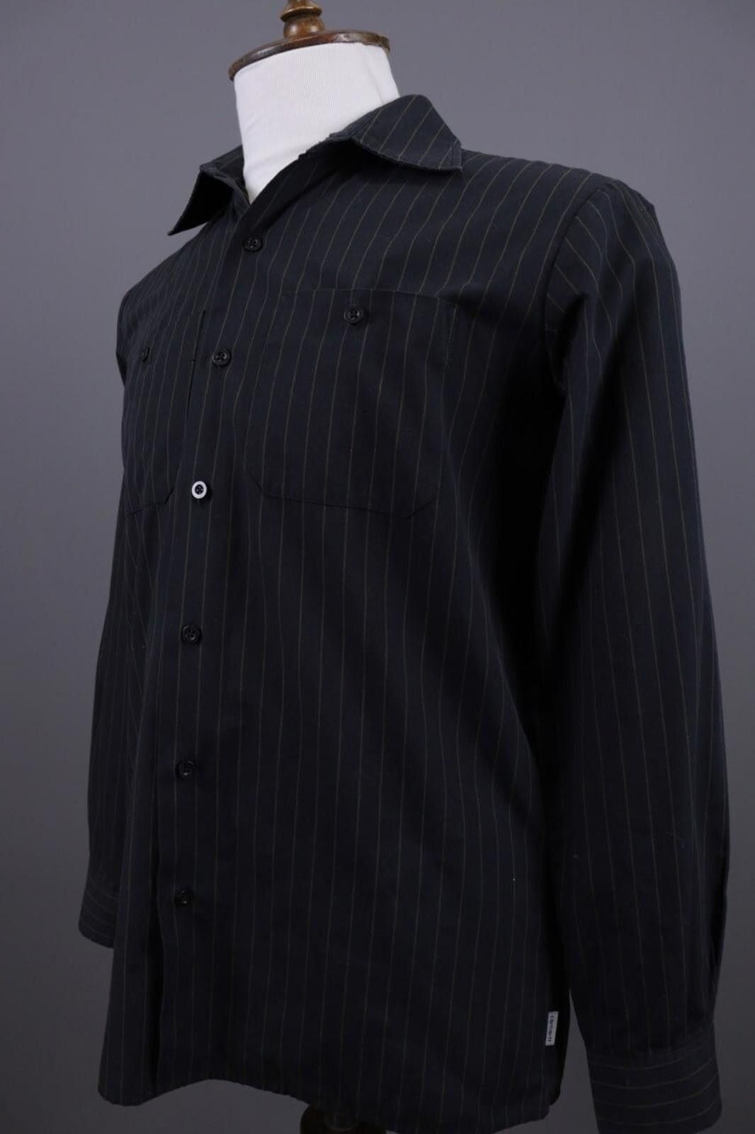 Carhartt Carhartt Black Striped Long Sleeve Overshirt Size M Size US M / EU 48-50 / 2 - 5 Thumbnail