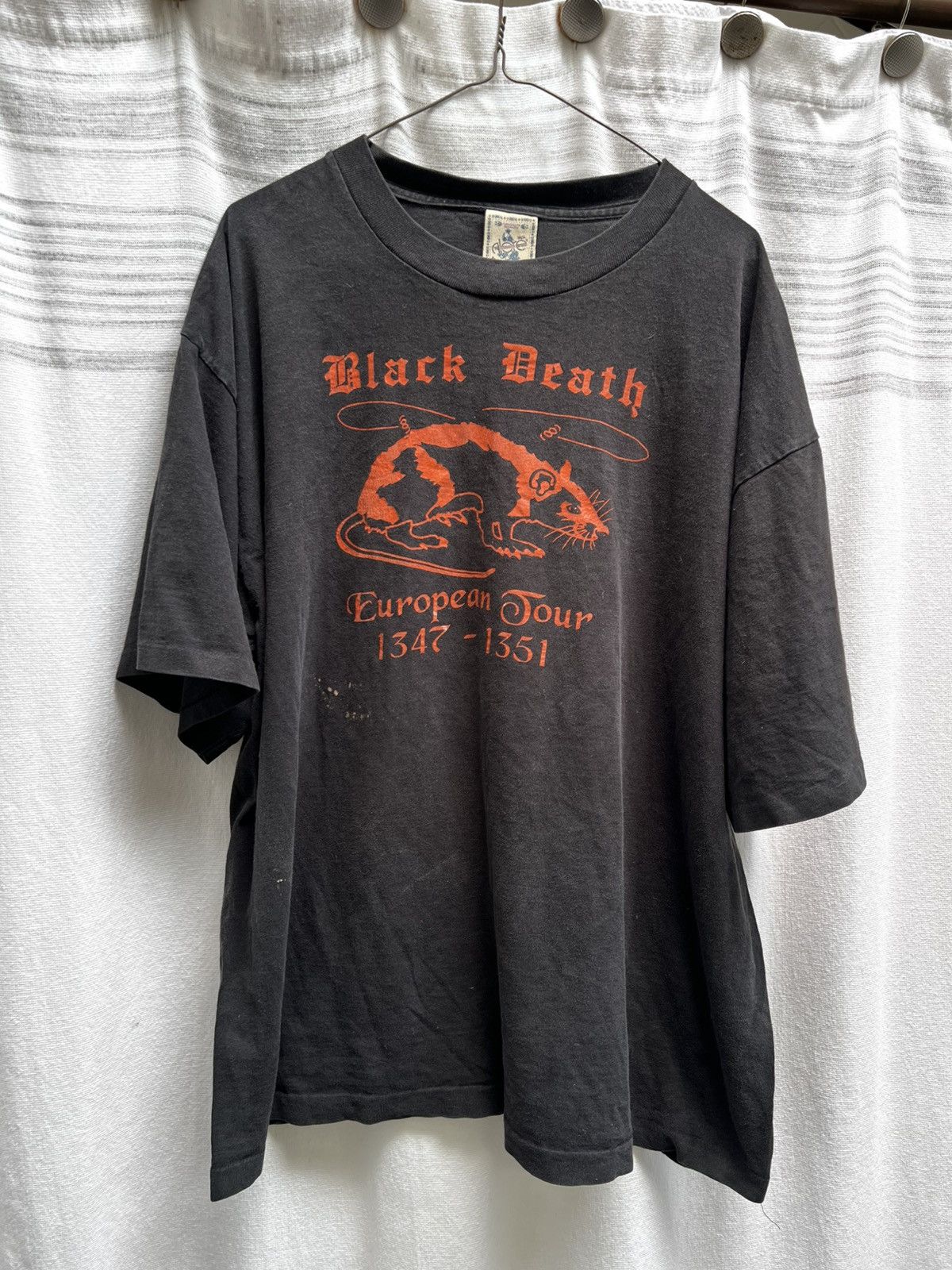 Unsound Rags × Vintage 90’s “Black Death” Tee Size US XL / EU 56 / 4 - 1 Thumbnail