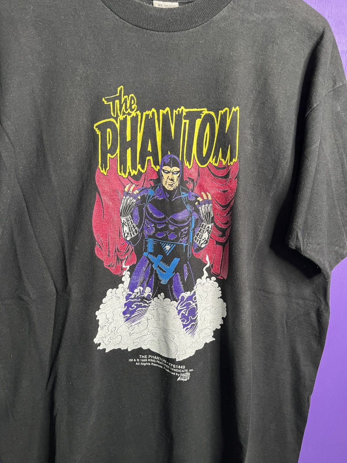 Vintage Vintage 1995 Comic images The Phantom t-shirt Size US XL / EU 56 / 4 - 3 Thumbnail