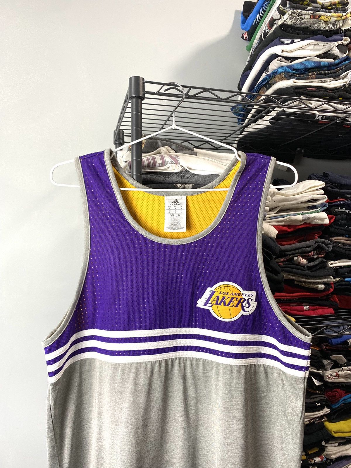 Adidas Vintage Adidas Lakers NBA Jersey Sleeveless Size US M / EU 48-50 / 2 - 2 Thumbnail