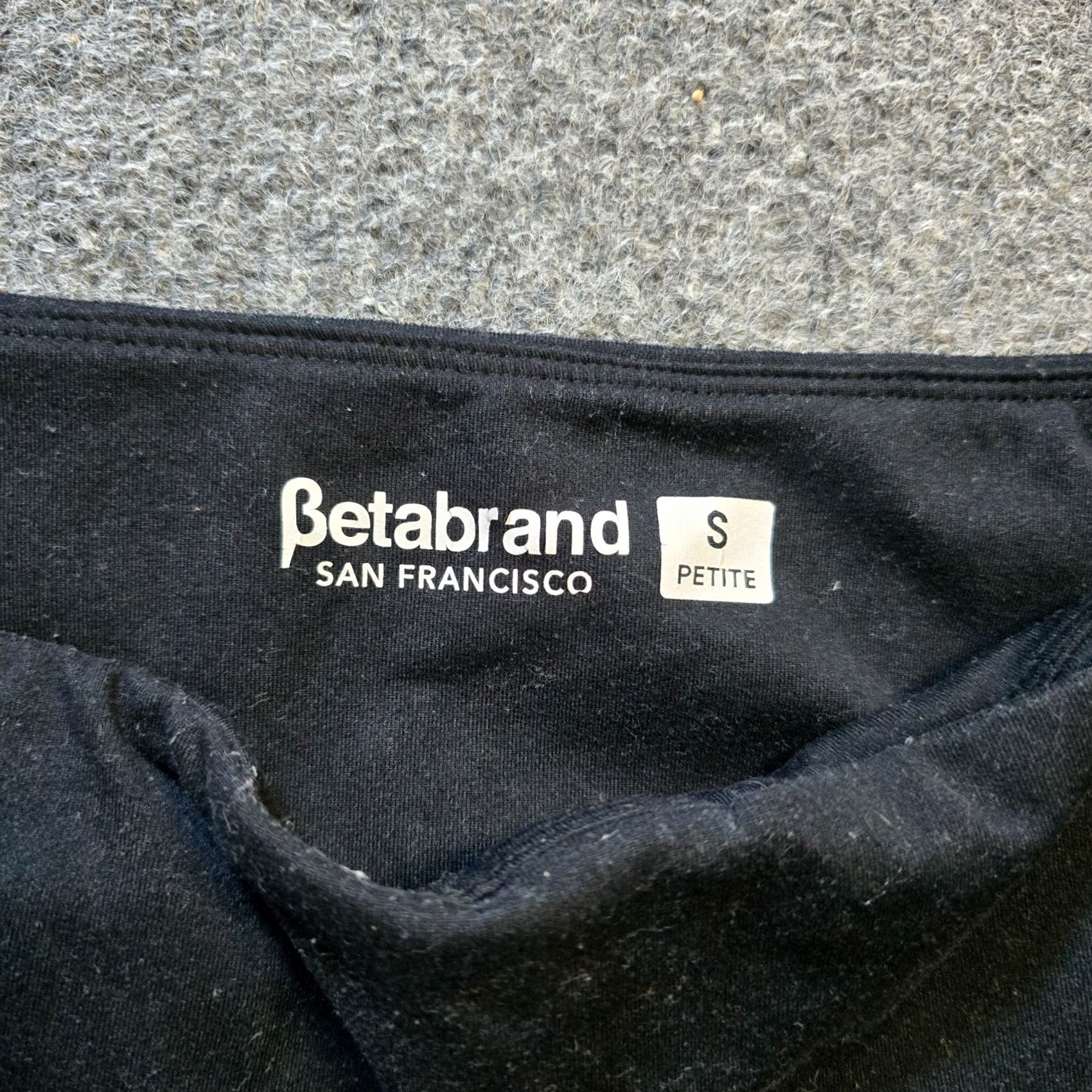 Vintage Betabrand Pants Womens Size Small Petite Black Flare Yoga Stretch Lounge Casual Pants Flare Black Stretch Petite Small Womens Crew? Size 28" / US 6 / IT 42 - 3 Thumbnail