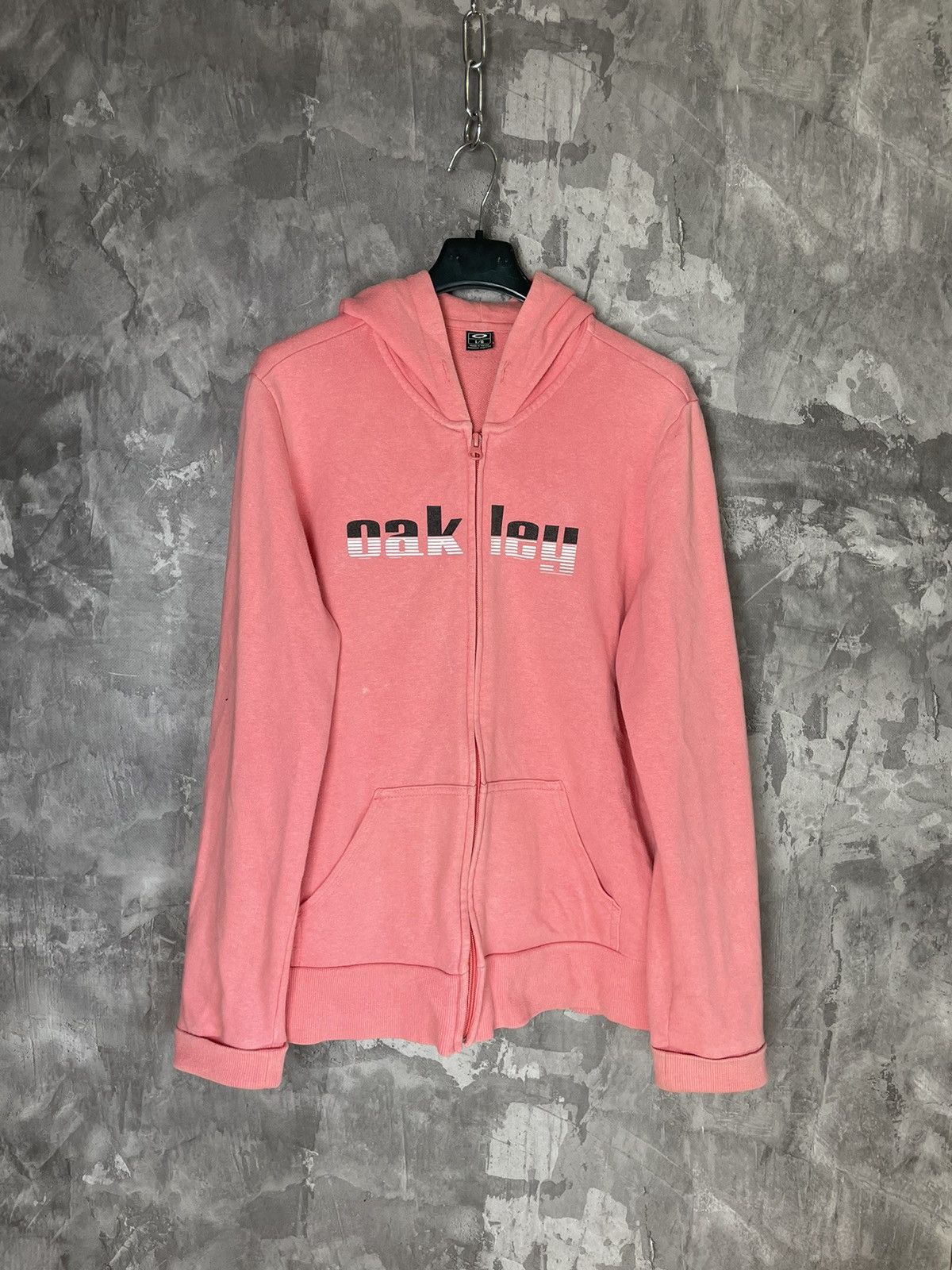 Oakley × Vintage Y2K oakley software nature overprint washed zip hoodie Size L / US 10 / IT 46 - 1 Thumbnail