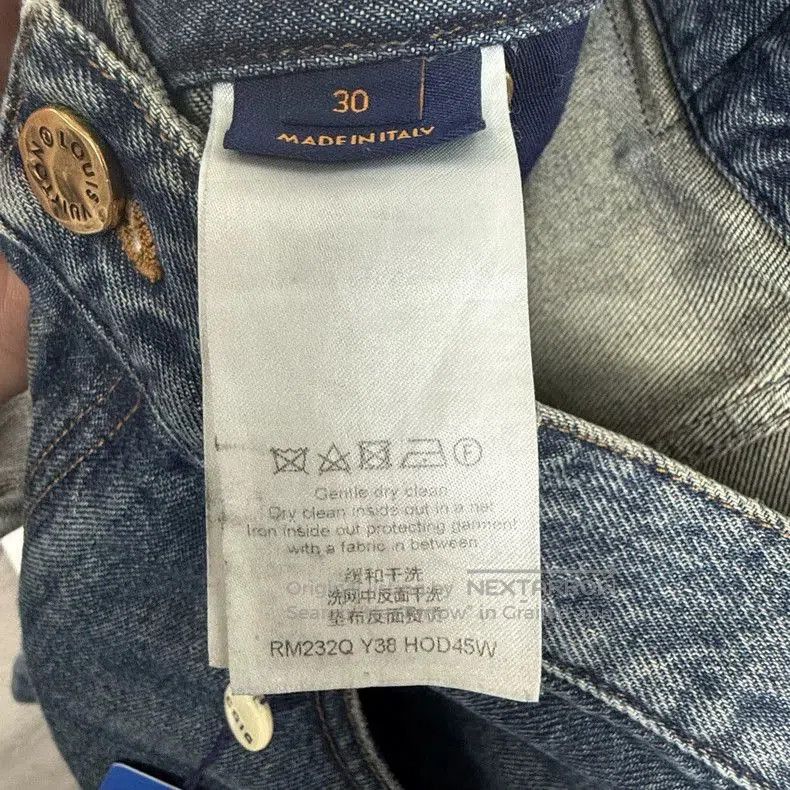 Louis Vuitton LV Louis Vuitton Logo Denim Pants. Size US 30 / EU 46 - 5 Thumbnail