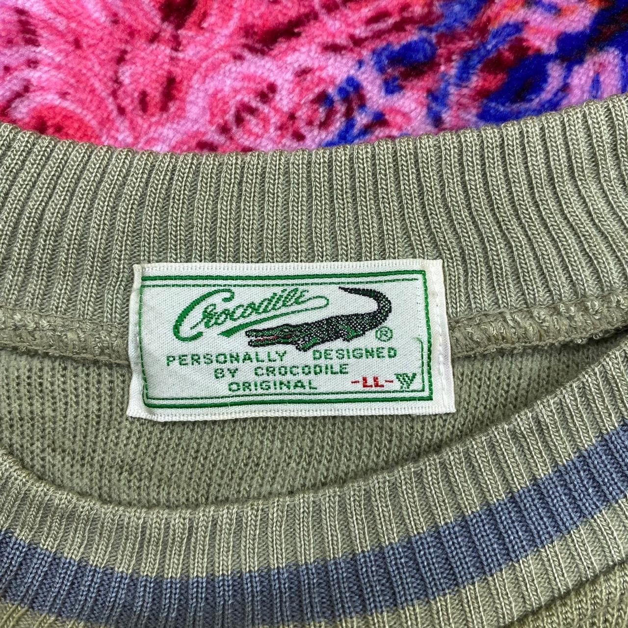 Other Vintage CROCODILE PARIS Embroidered Made In Japan Sweatshirt Size XL / US 12-14 / IT 48-50 - 5 Thumbnail