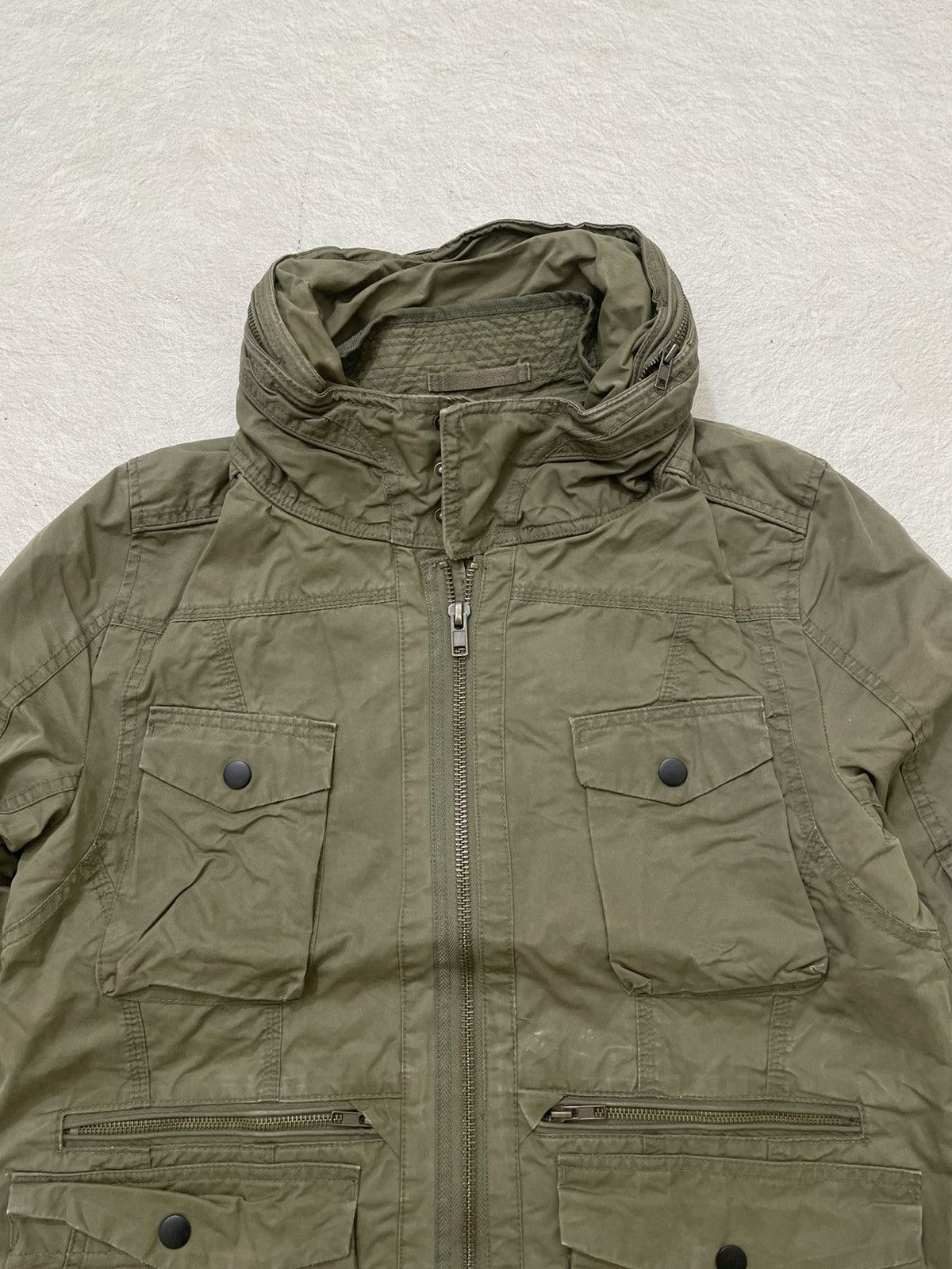 Alpha Industries 2000s Archival Military Jacket Utility Ifsix LGB Gorpcore Size US L / EU 52-54 / 3 - 2 Thumbnail