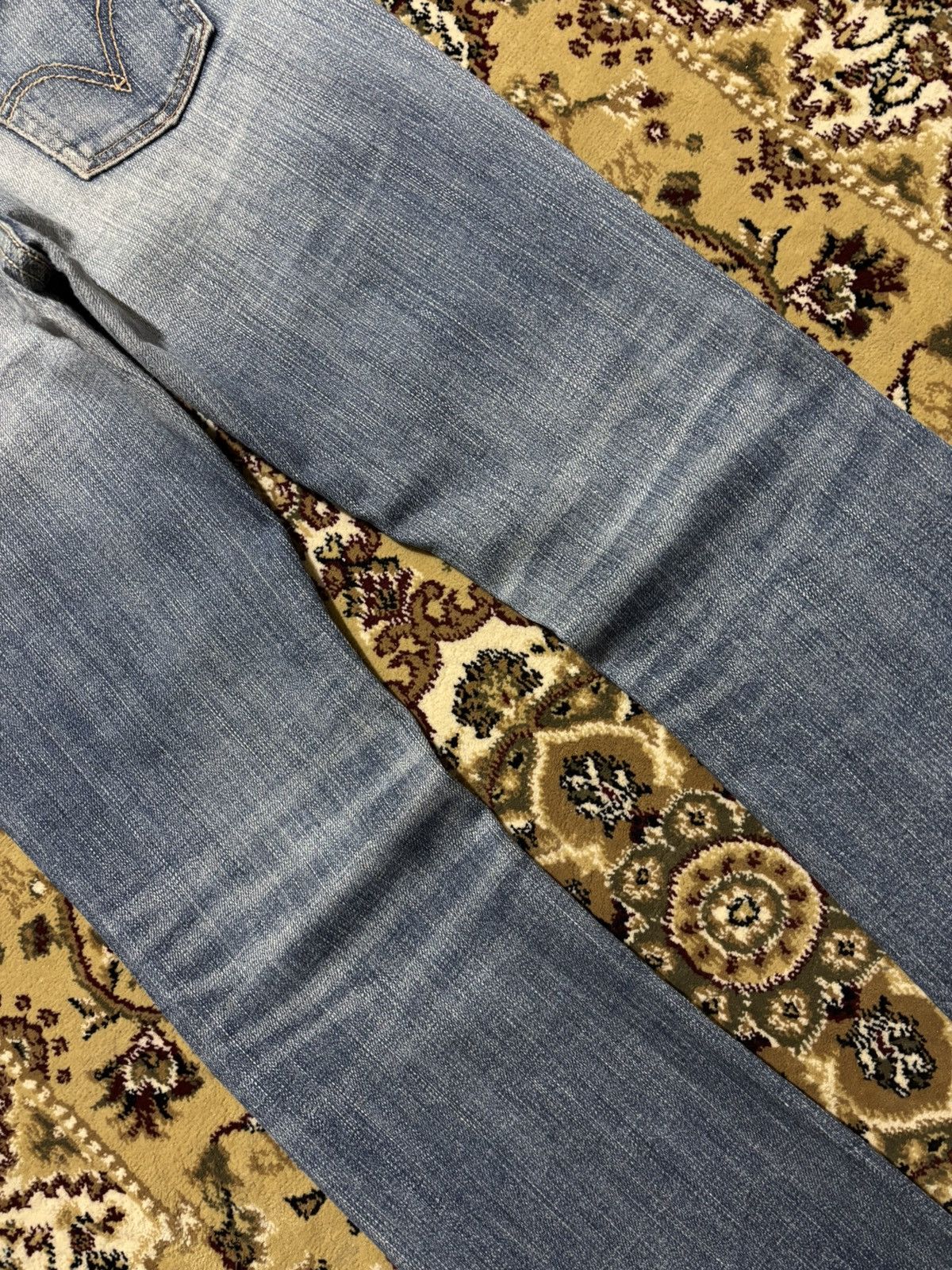 Levi's Y2k Levis Flared Faded Distressed Jeans Size US 28 / EU 44 - 8 Thumbnail