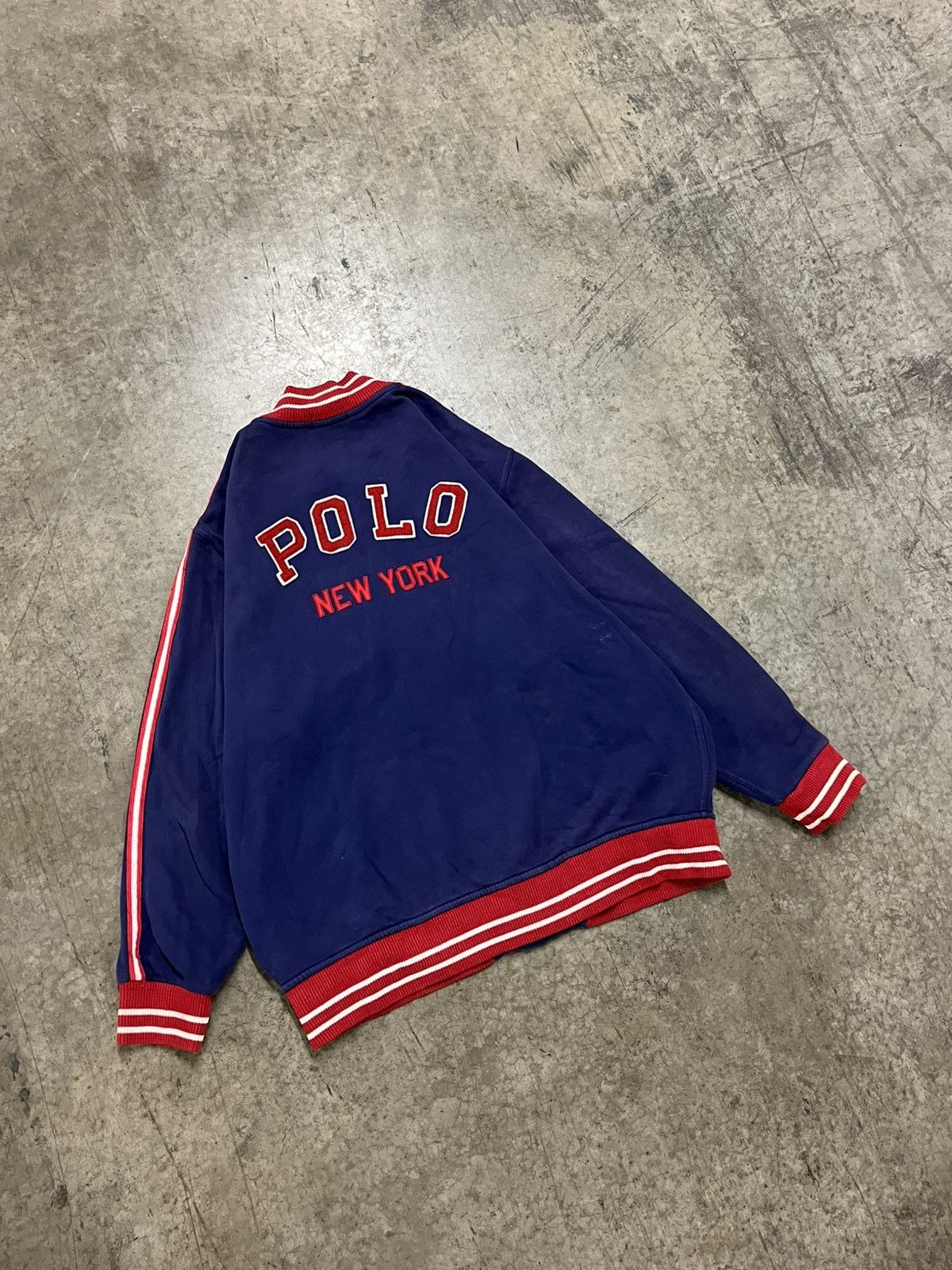 Polo Ralph Lauren × Vintage Polo Ralph Lauren rare vintage varsity jacket hype 90s Size US XL / EU 56 / 4 - 3 Thumbnail