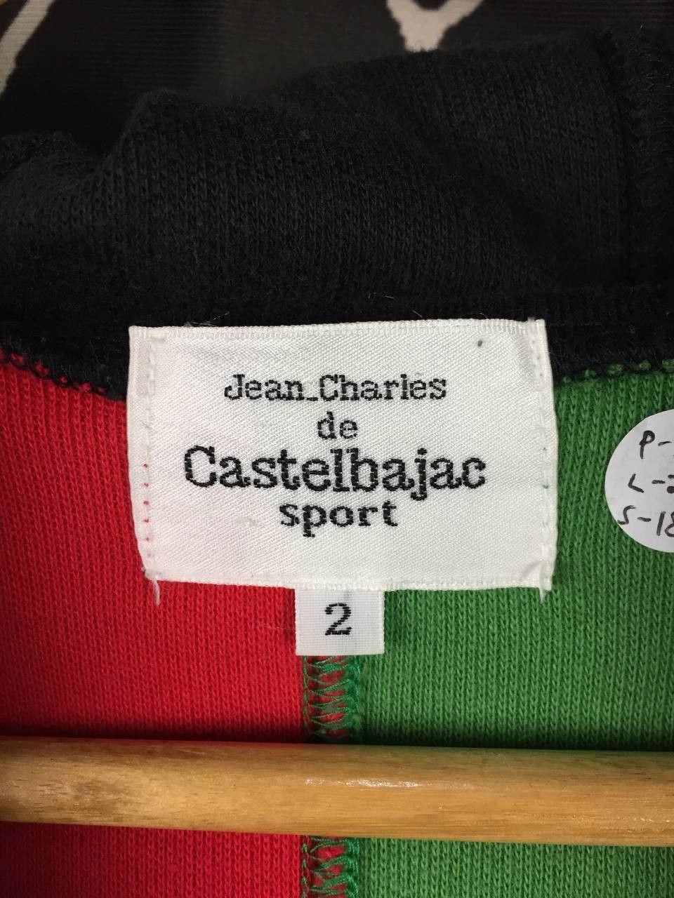 Jean Charles De Castelbajac Vtg Jean Charles De Castelbajac Color Block Pullover Hoodie Size US M / EU 48-50 / 2 - 17 Thumbnail