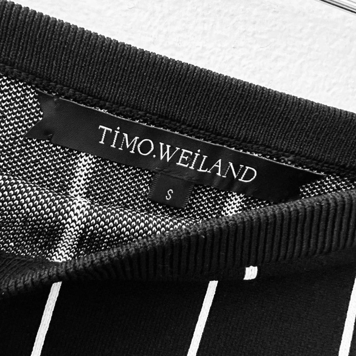 Timo Weiland Timo Weiland B&W Striped Skirt & Crop Top Set Size S / US 4 / IT 40 - 7 Thumbnail