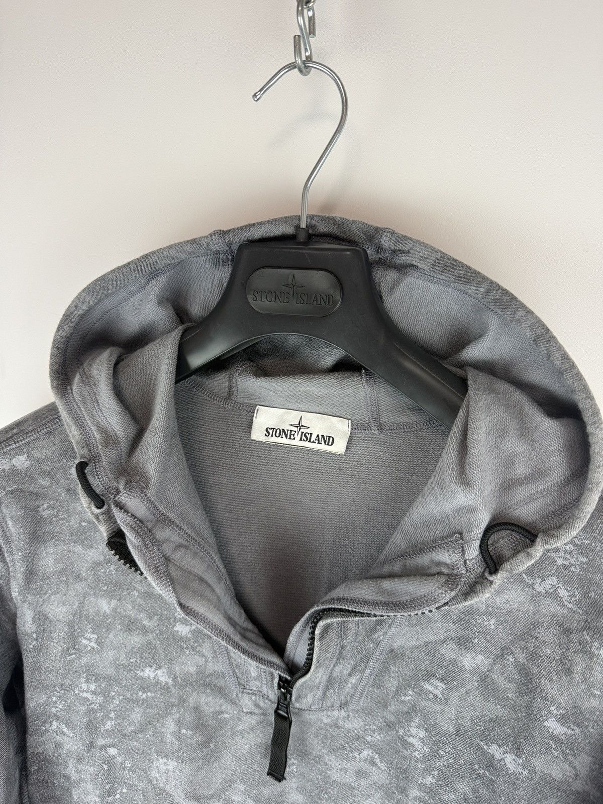 Stone Island Grey Stone Island 1-4 zip hoodie Size US S / EU 44-46 / 1 - 4 Thumbnail