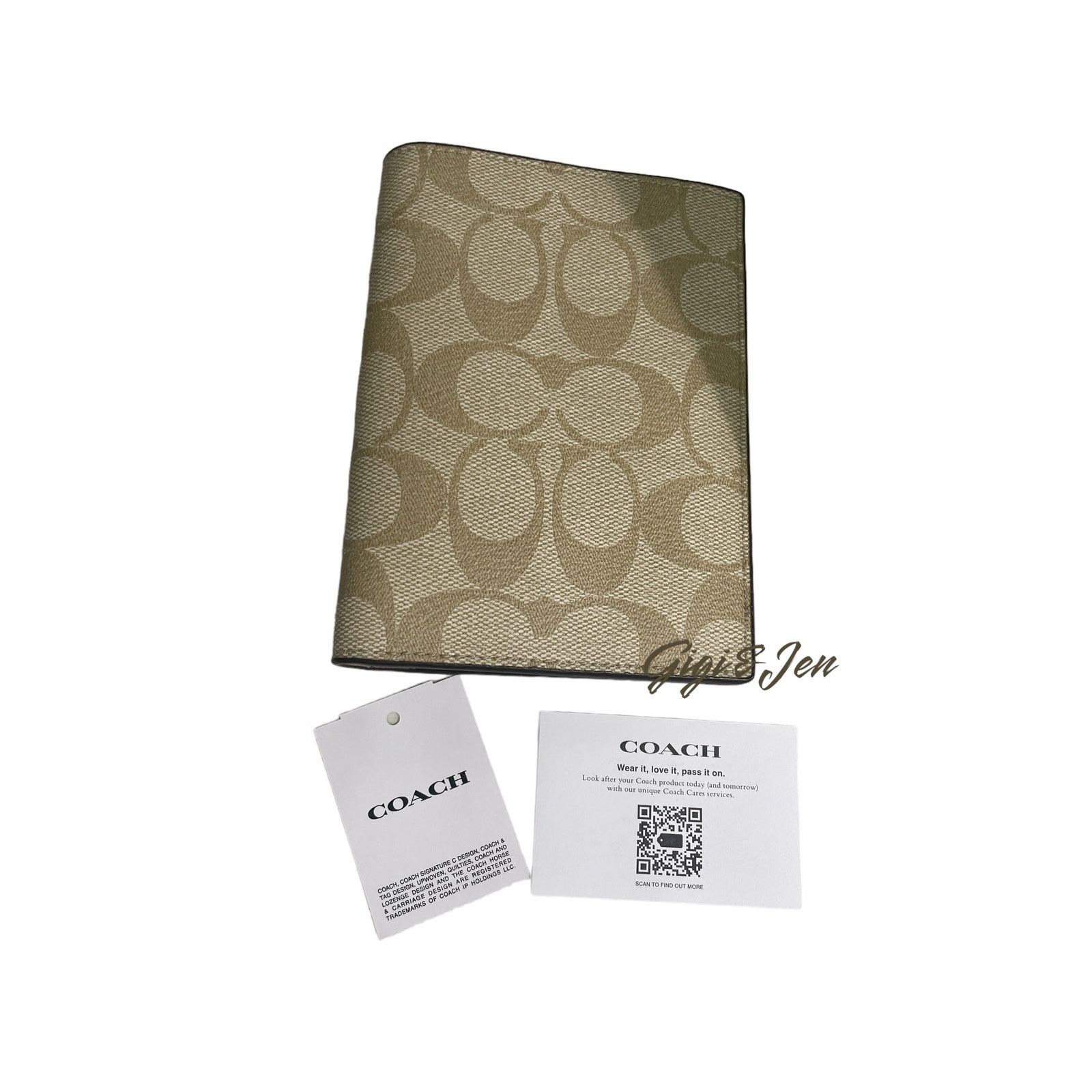 Coach Coach Passport Case In Signature Canvas New Size ONE SIZE - 4 Thumbnail