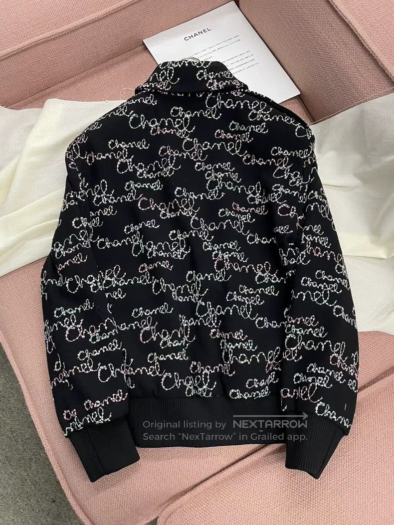 Chanel Chanel 25B popular black sequin signature jacket Size XS / US 0-2 / IT 36-38 - 4 Thumbnail