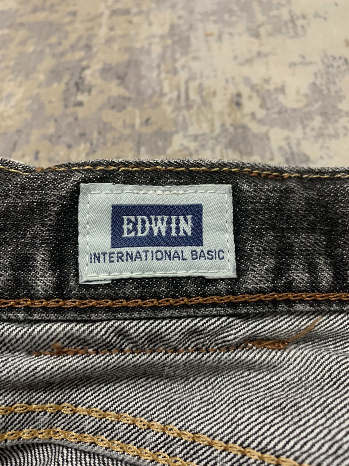 Edwin Thrashed Ripped faded distressed Edwin baggy style jeans Size US 34 / EU 50 - 15 Thumbnail