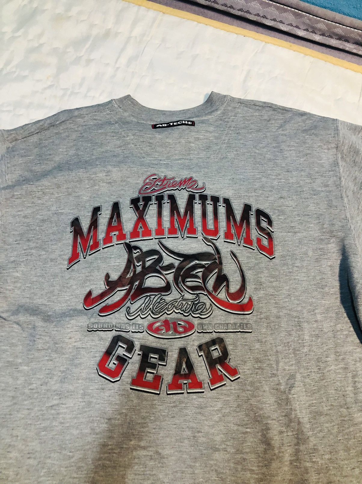 Japanese Brand AB-Tech Extreme Maximums Long Sleeve T-Shirt (5) Size US XL / EU 56 / 4 - 11 Thumbnail
