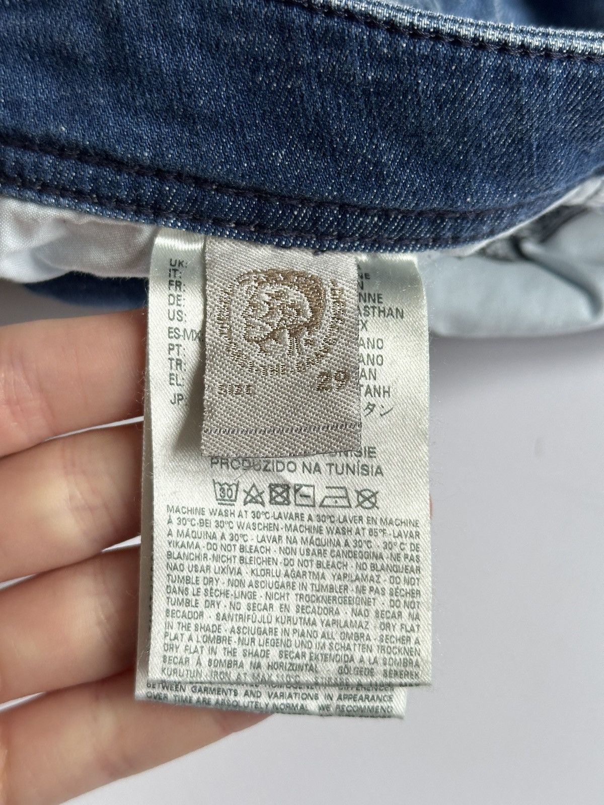 Diesel Vintage Y2K Diesel Larkee Faded Denim Jeans Size W29 L32 Size US 29 - 14 Thumbnail