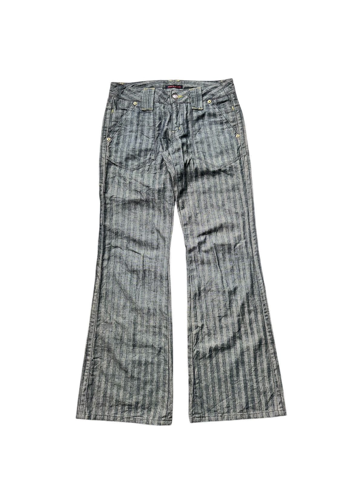 If Six Was Nine × Japanese Brand × Le Grande Bleu (L.G.B.) Blue Way Carpenter Flared Jeans Size 31" - 1 Thumbnail