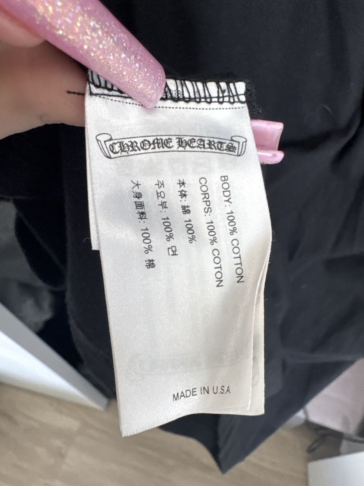 chrome hearts logo t-shirt