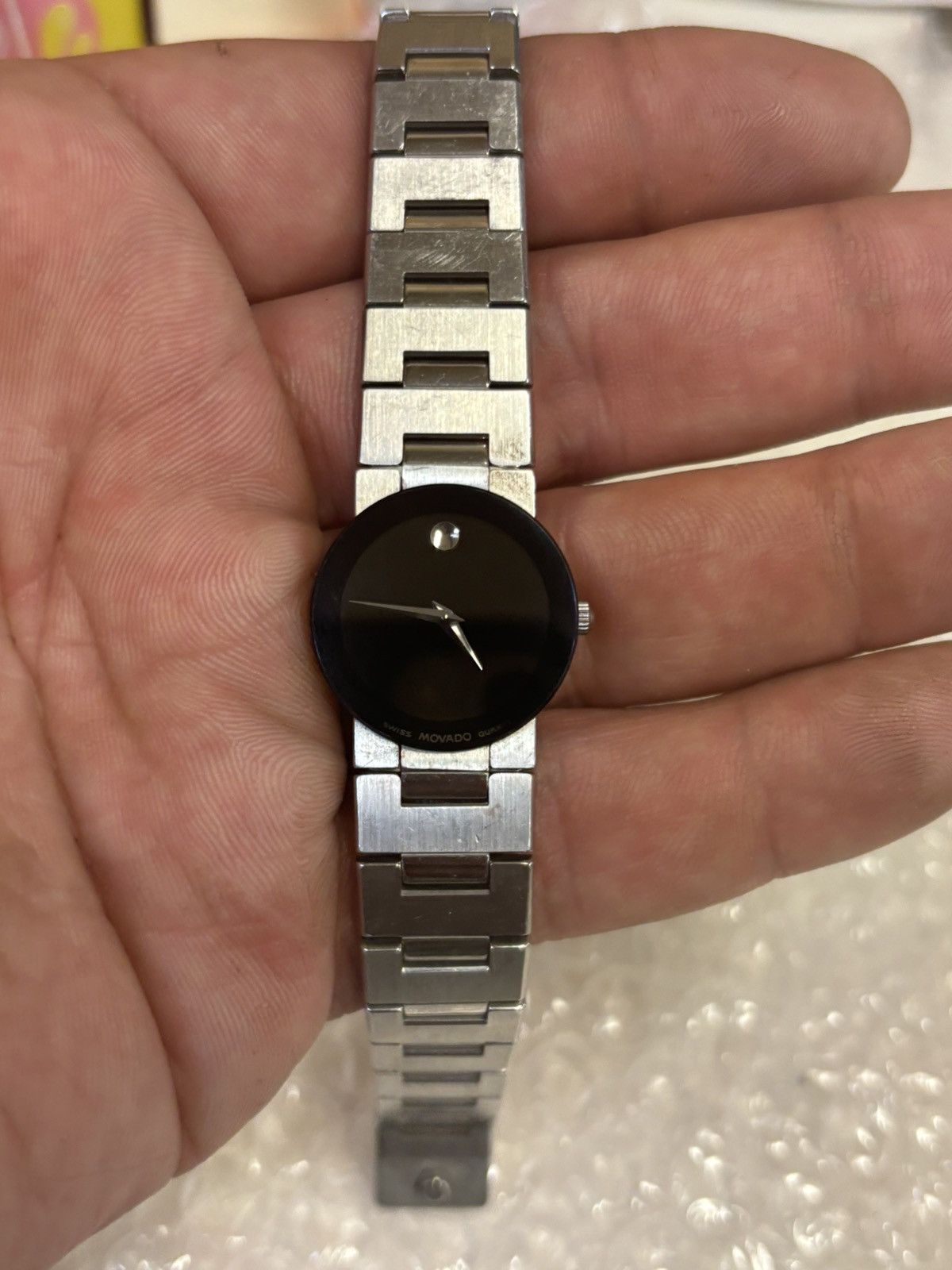 Movado Movado Safiro 99.C1.827. Stainless Steel Women’s Watch! Size ONE SIZE - 4 Thumbnail