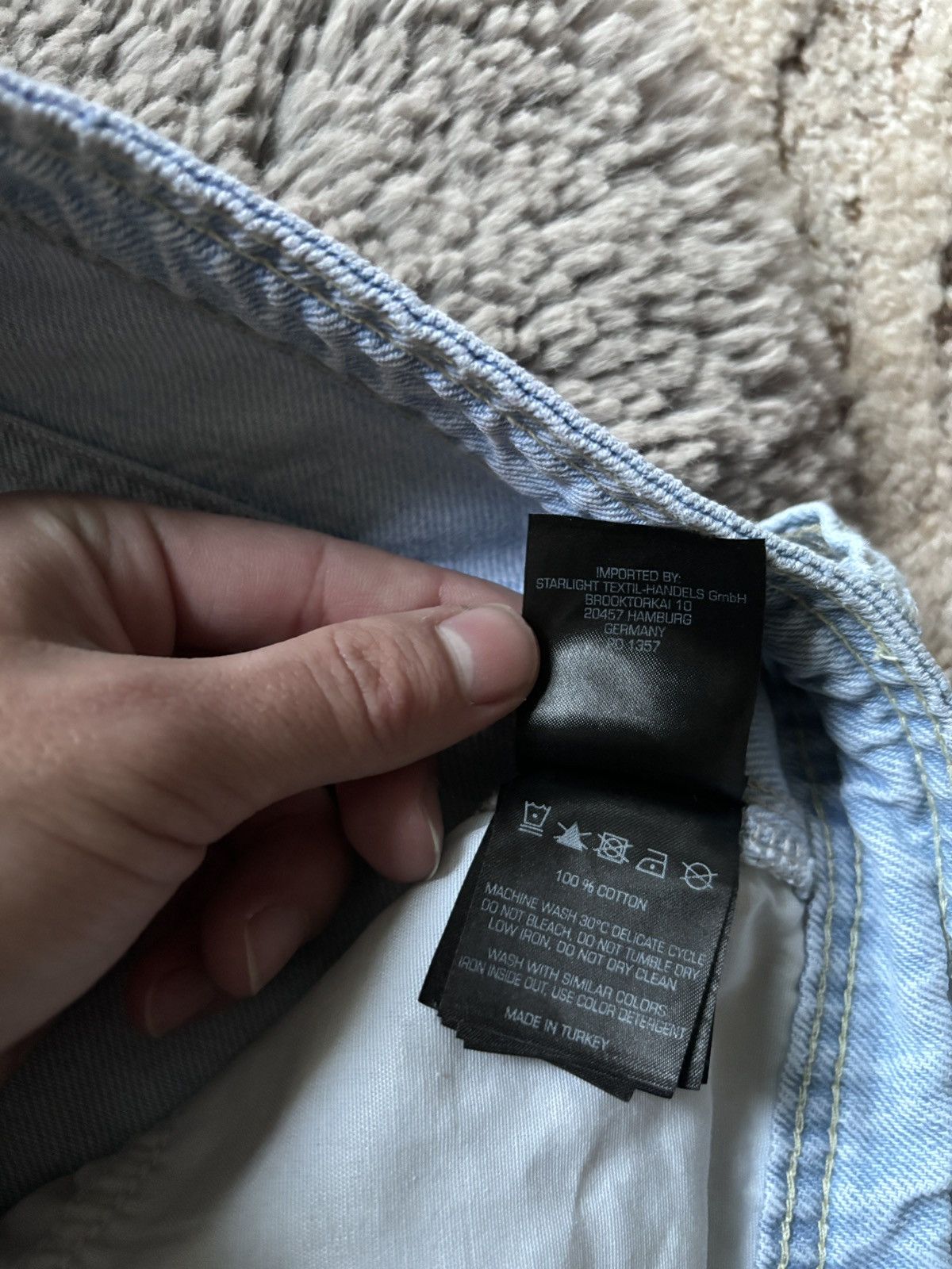Karl Kani Karl Kani Jeans Carprenter Baggy Y2K blue denim pants Size US 31 - 7 Thumbnail