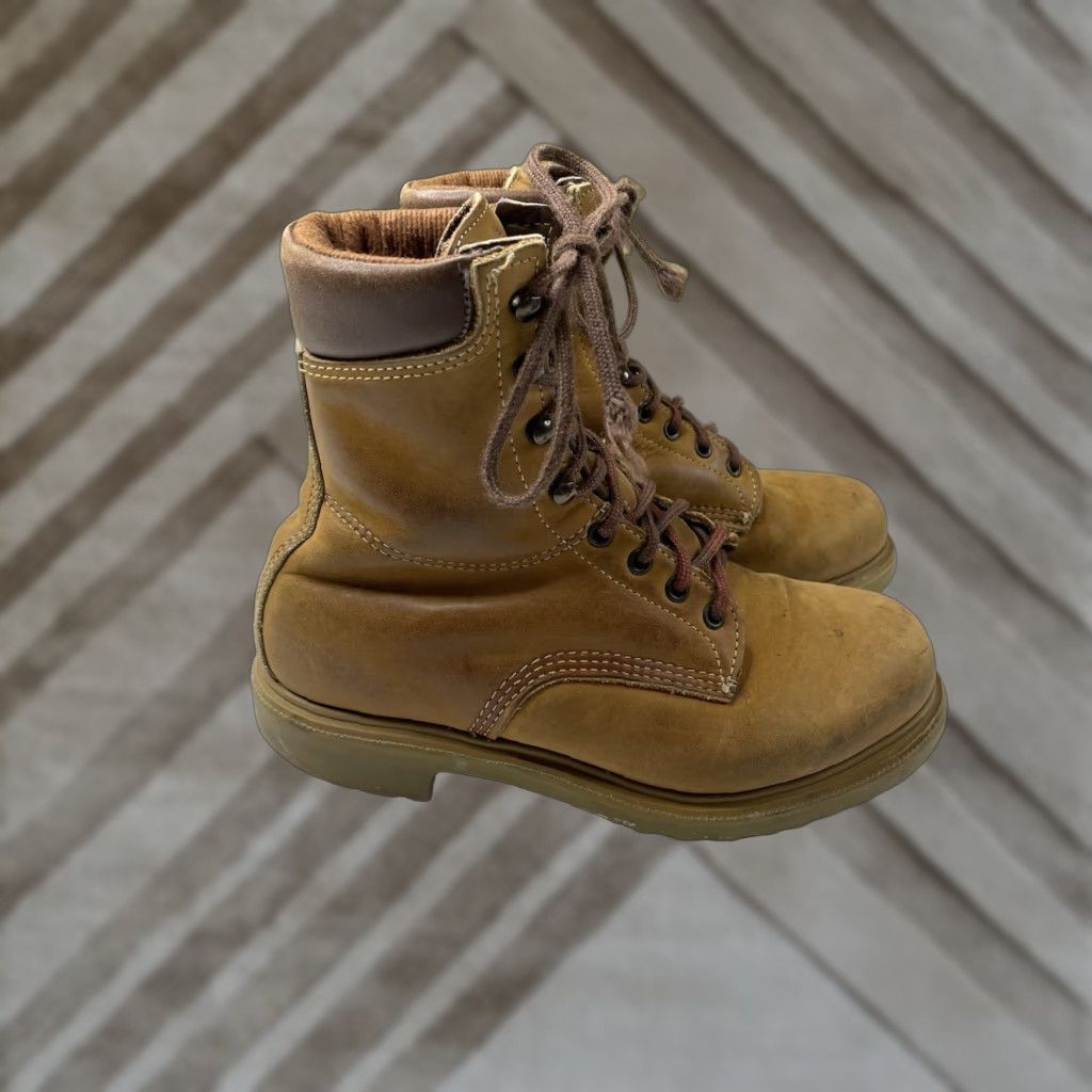 Vintage VINTAGE Red Wing Boots Men EE Size 8 Lace Up Leather Brown Workwear Hunting Shoes Size US 8 / EU 41 - 1 Thumbnail