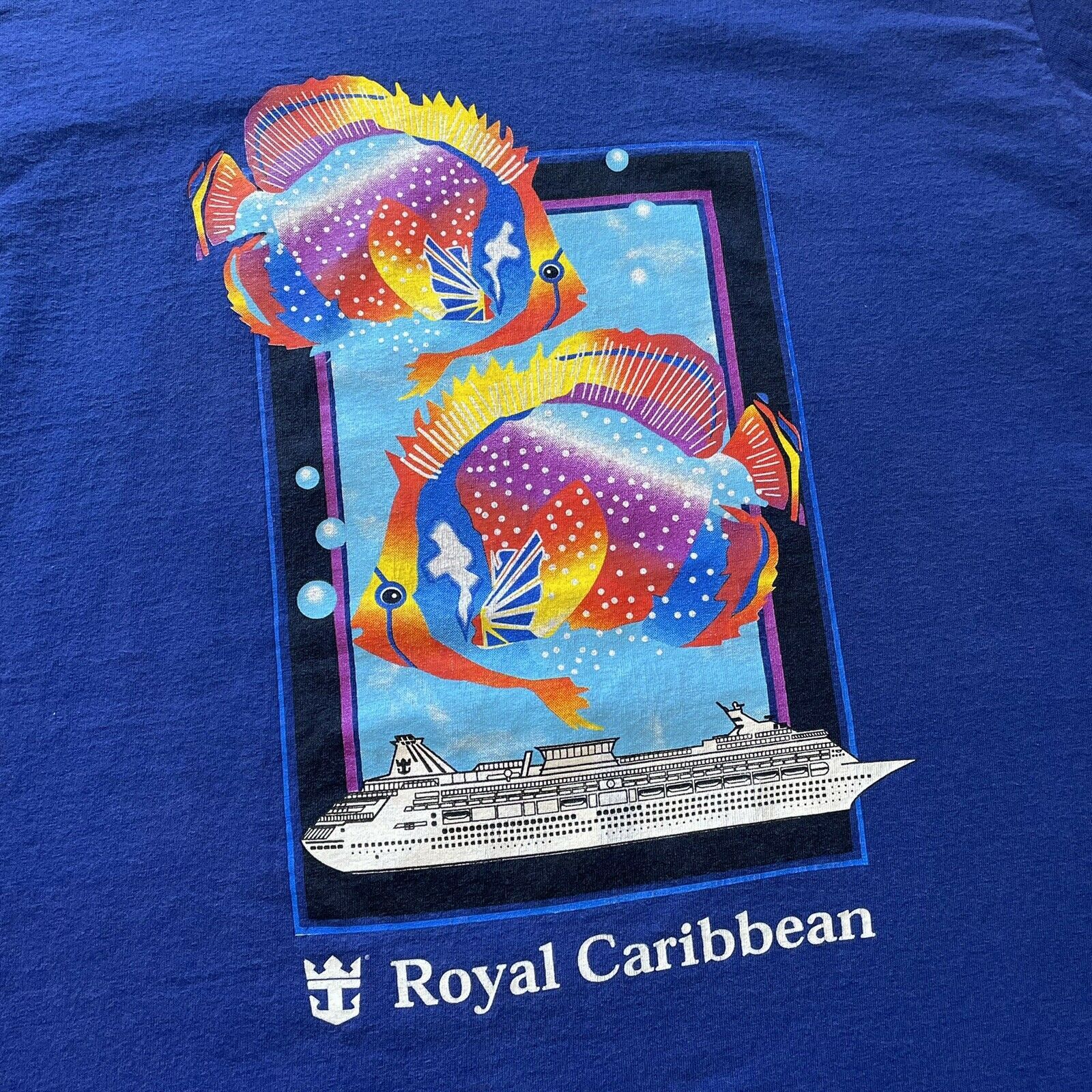 Other VTG 90’s ROYAL CARRIBEAN CRUISE SHIRT RETRO FISH PRINT XL Size US XL / EU 56 / 4 - 2 Thumbnail