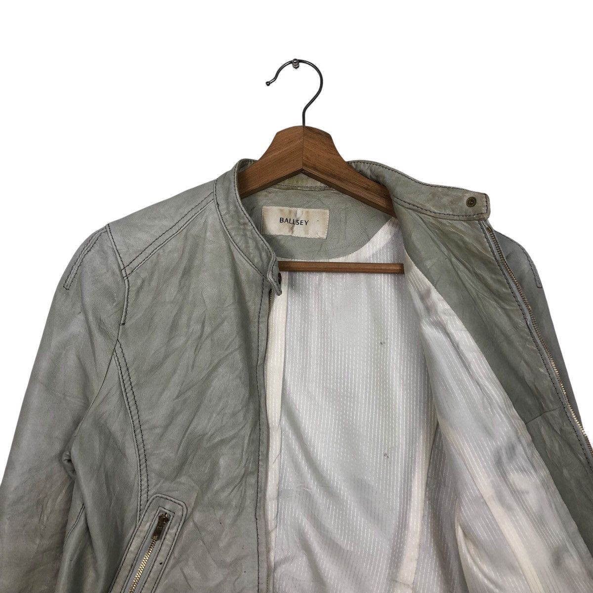 Japanese Brand 📌Vintage Cropped Leather Biker Jacket Ballsey Size US M / EU 48-50 / 2 - 13 Thumbnail