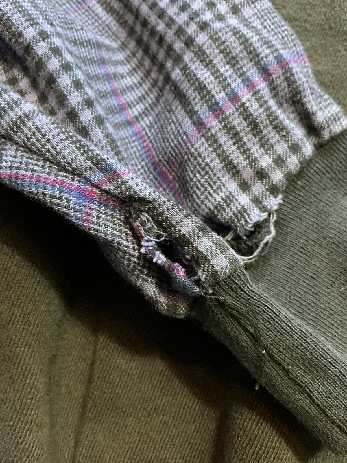 Body Glove Vintage 1988 80s Body Glove Plaid Sleeve Zip Surf Jacket Size US L / EU 52-54 / 3 - 9 Thumbnail