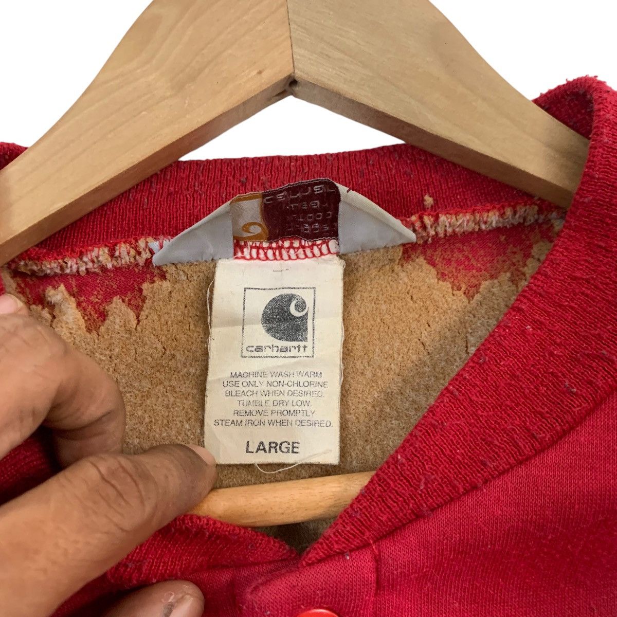 Carhartt Vintage Carhatt Sweater Jacket Size US L / EU 52-54 / 3 - 10 Thumbnail