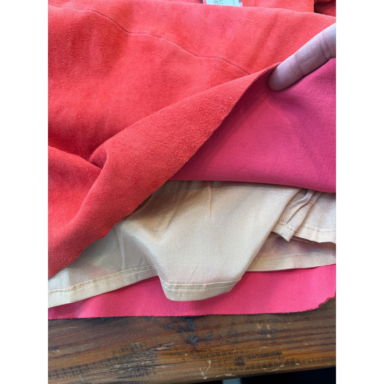 Jitrois Jitrois. Red Suede Dress Size S / US 4 / IT 40 - 8 Thumbnail