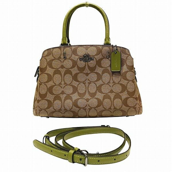 Coach Coach Coach Signature PVC 2way bag Canvas Shoulder Bag 91494 DUTY ...