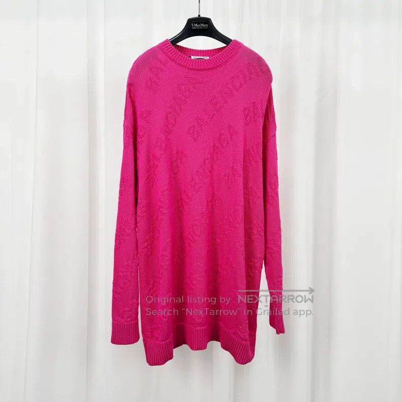 Balenciaga Balenciaga Full Print Barrage Jacquard Knit Sweater Size US S / EU 44-46 / 1 - 1 Thumbnail