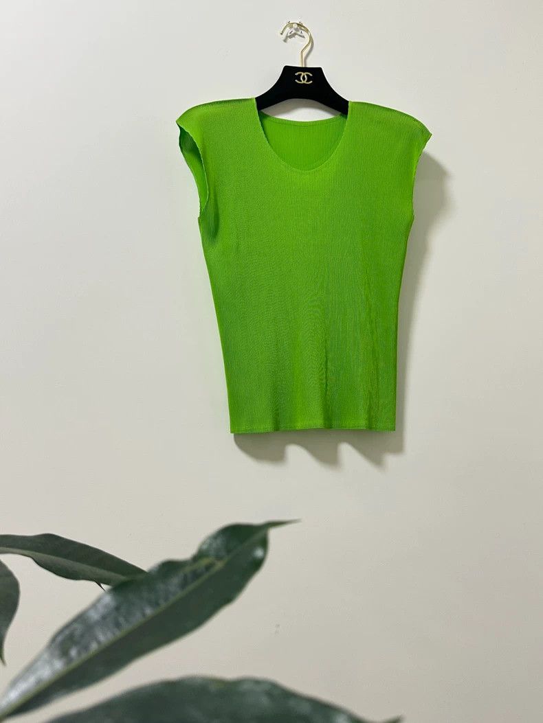 Issey Miyake issey miyake size:3 Green pleated coat Size XXS / US 00 / IT 34 - 2 Thumbnail