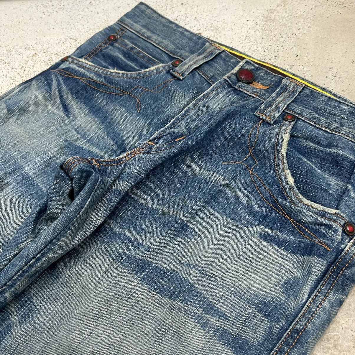 Edwin Vintage Edwin 503 Flare Blue Way Washed Light Blue Jean Size US 30 / EU 46 - 3 Thumbnail