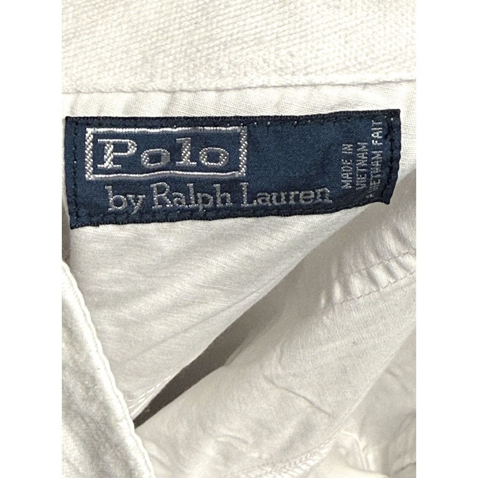 Polo Ralph Lauren VINTAGE Polo Ralph Lauren Pants Mens Large White Cotton Cargo Military 90s Baggy Size US M / EU 48-50 / 2 - 6 Thumbnail