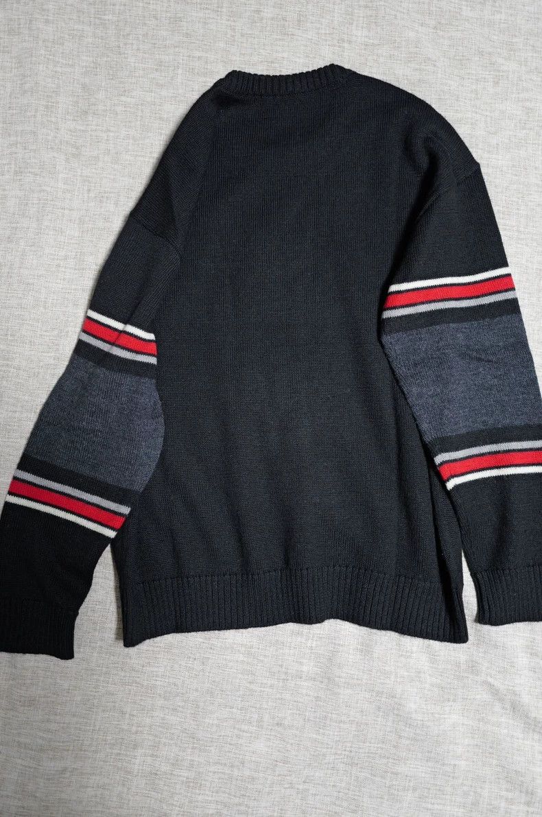Saint Laurent Paris Saint Laurent Paris Black Oversized dinosaur jacquard swea Size XL / US 12-14 / IT 48-50 - 2 Thumbnail