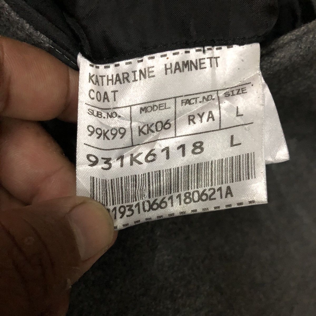 Katharine Hamnett London Katherine Hamnett London Wool Long Coat Size US M / EU 48-50 / 2 - 4 Thumbnail
