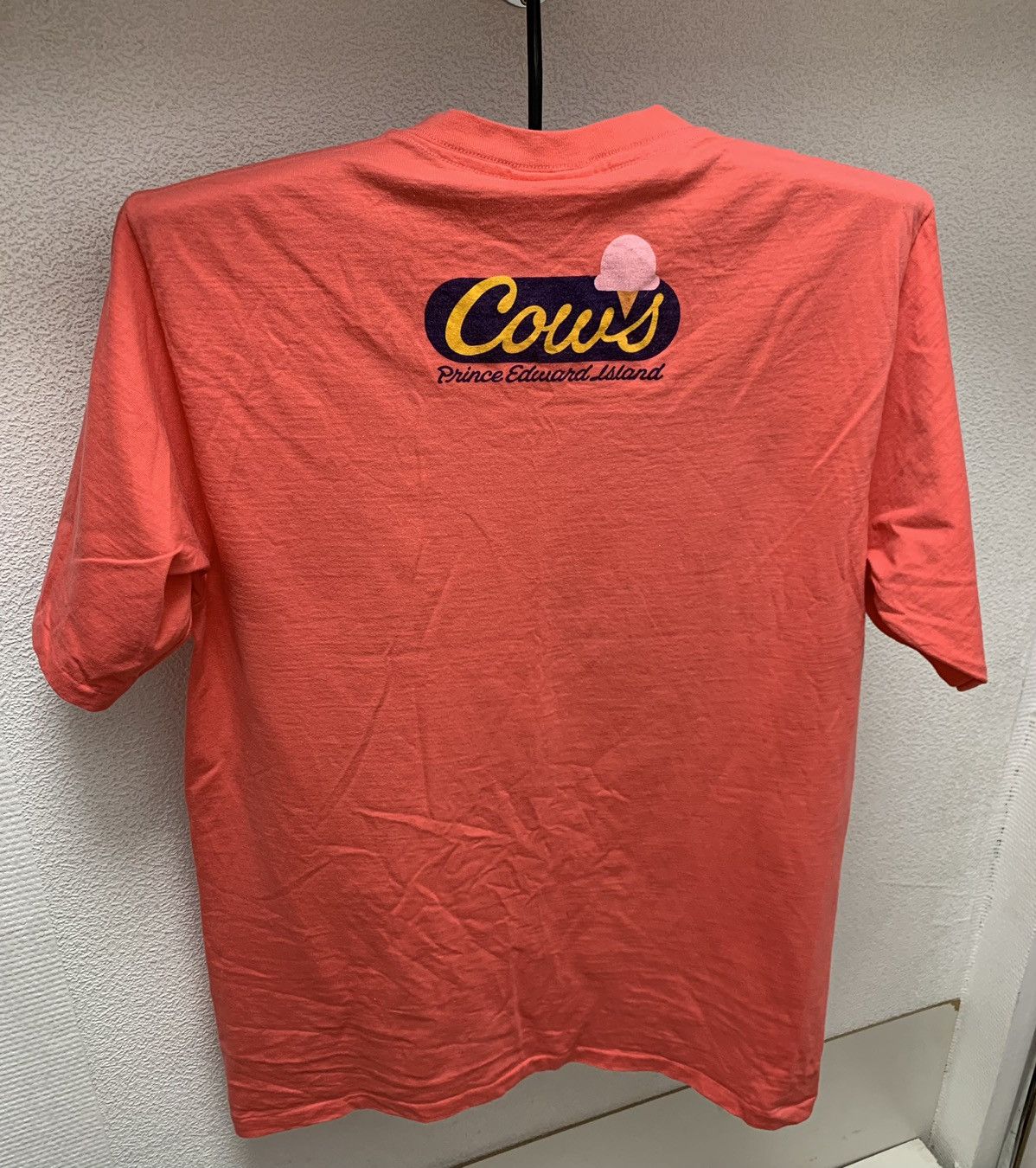 Vintage Marc Gallant 1993 vintage pink art t-shirt Cows L single Size US L / EU 52-54 / 3 - 2 Thumbnail